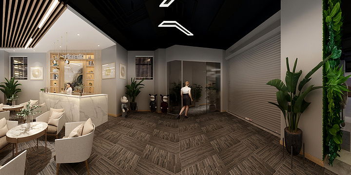 黄宇-售楼部-装修设计方案