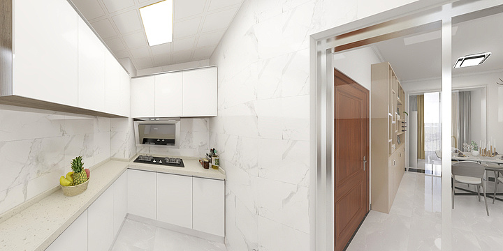 一海金工-龙泉100平-装修设计方案