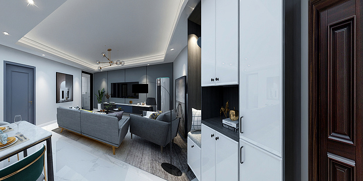 室内设计石-葛寨两室-装修设计方案