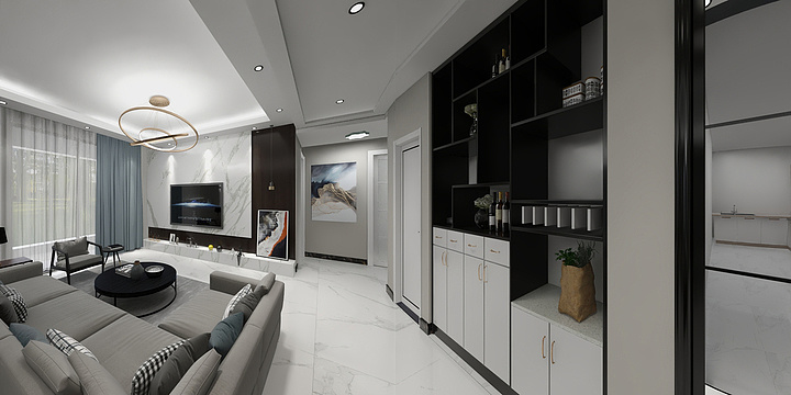 深圳尚品家装饰罗工-龙光城100栋1单元1602-装修设计方案