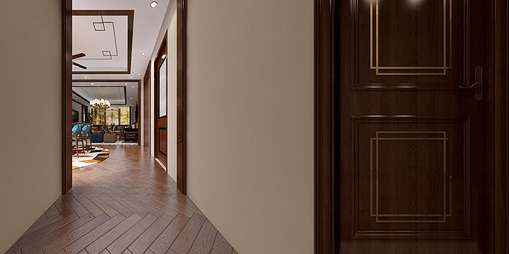 东东梦之家-银海城市花园402（新中式全屋定制）--已确稿-柜子是白色-装修设计方案