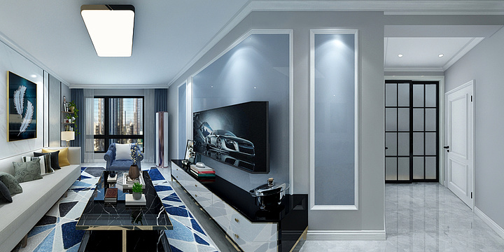 设计师杨小杨-广厦85平2-装修设计方案