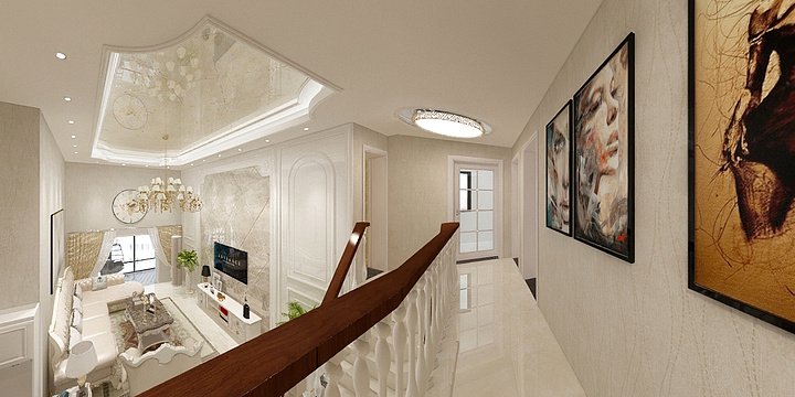 设计人生紫se-三门峡香榭里复式-副本-装修设计方案