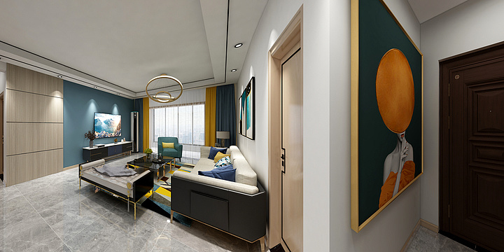 A李设计师-现代简约140平方米-装修设计方案