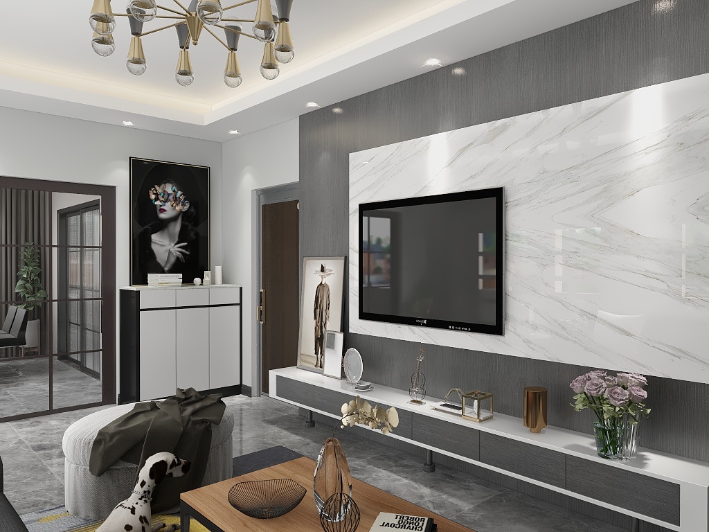 陈凯Szzk-瑞和园89.50㎡B户型3室2厅1卫-装修设计方案