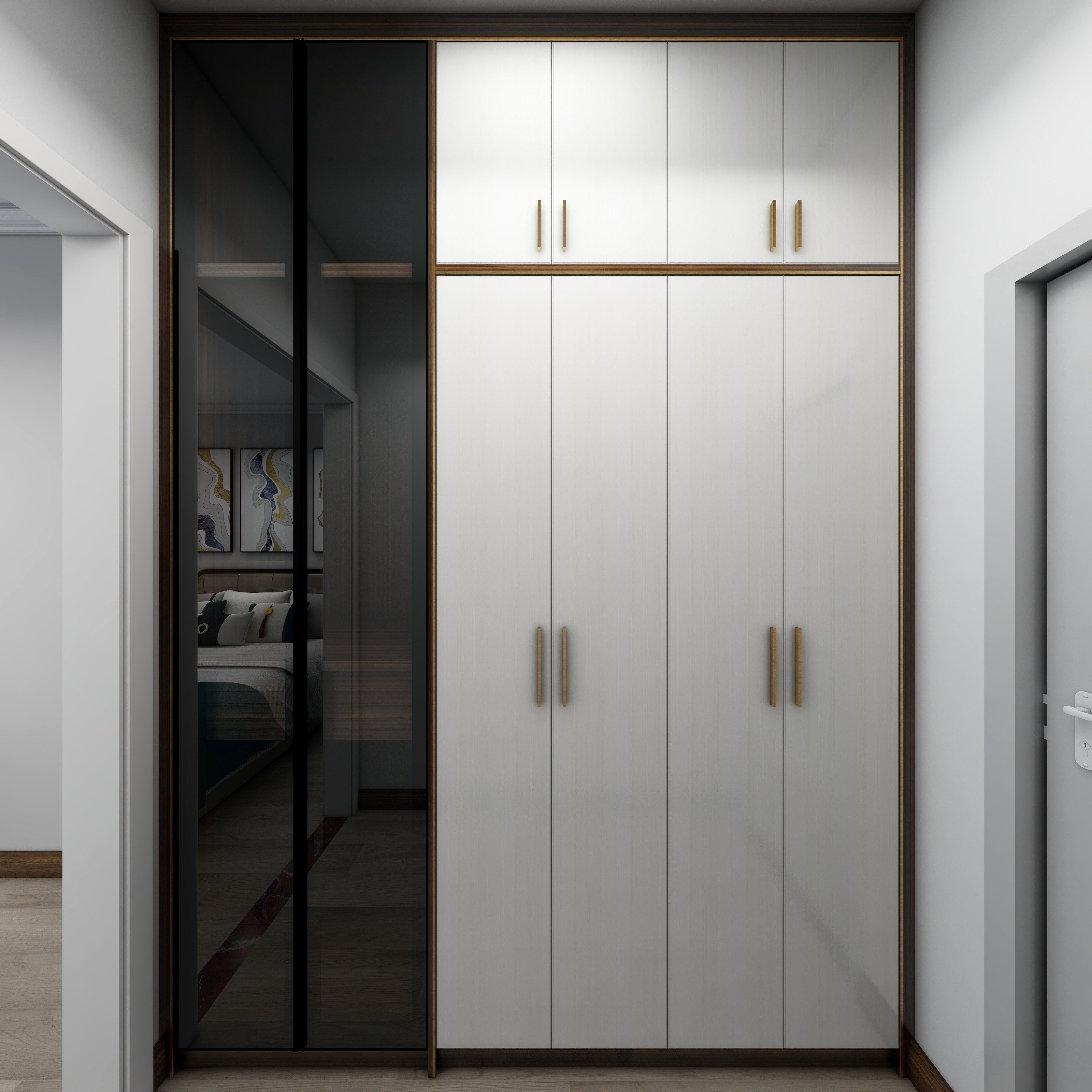 王翠丽-南国丽城欧式方案03户型装修效果图