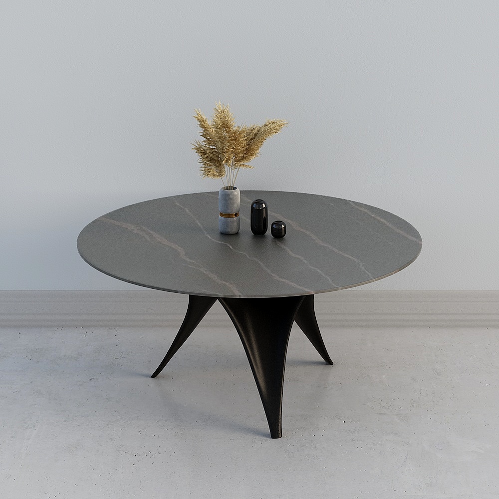 米卓-MK12040-意式-岩板餐桌