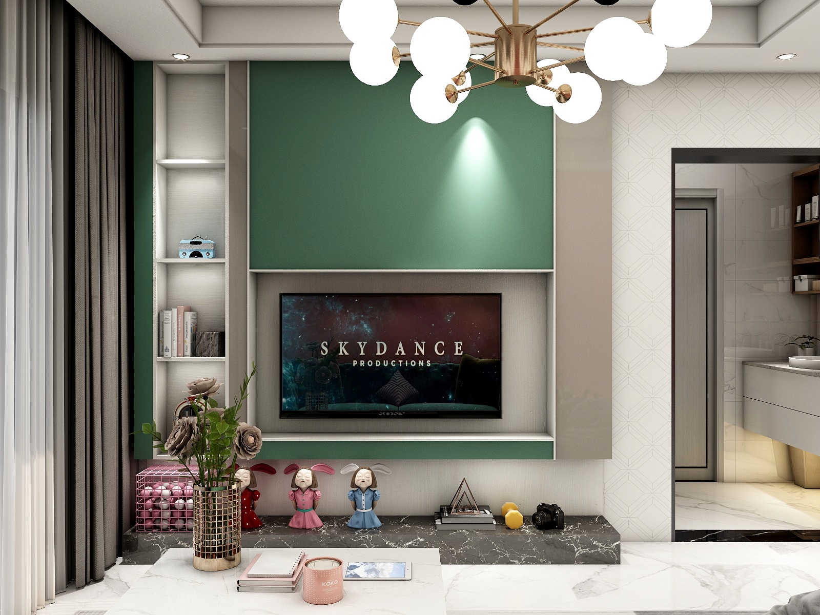 手绘未来式-绿肥红瘦-装修设计方案