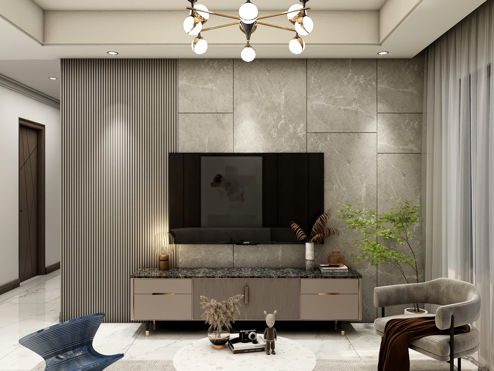 手绘未来式-轻奢爵士-装修设计方案