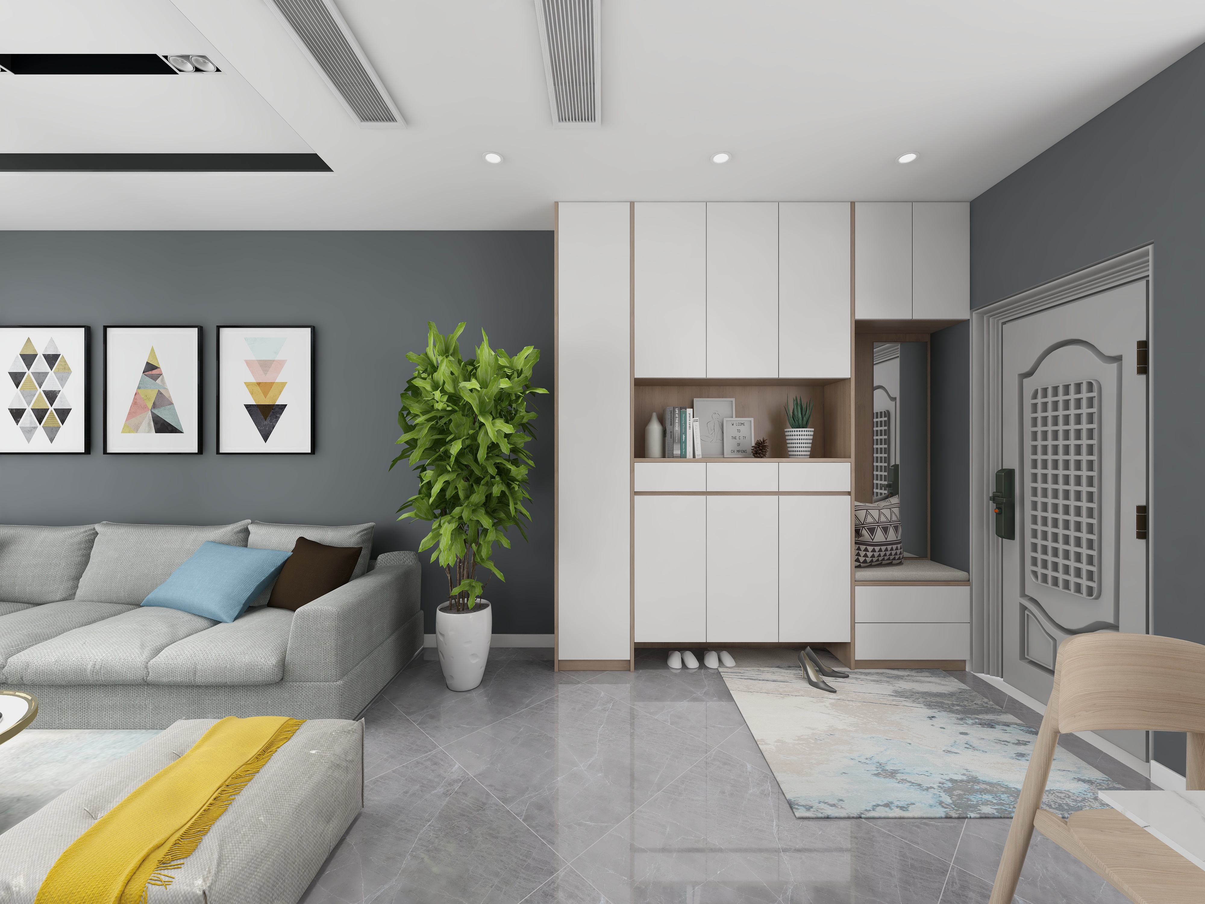 何意设计-银港新城现代风格-装修设计方案