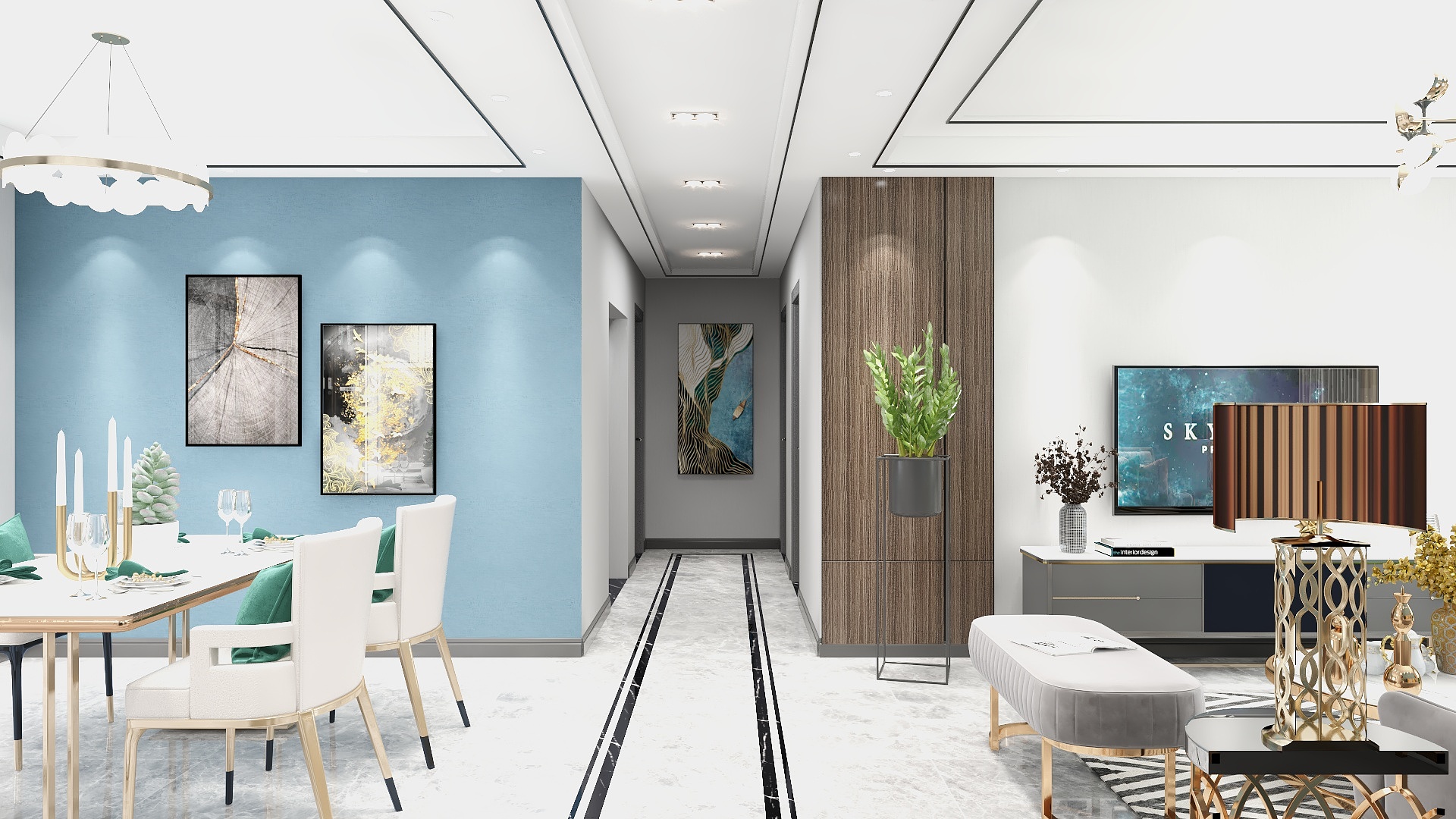 立轩丶-简约客厅-装修设计方案