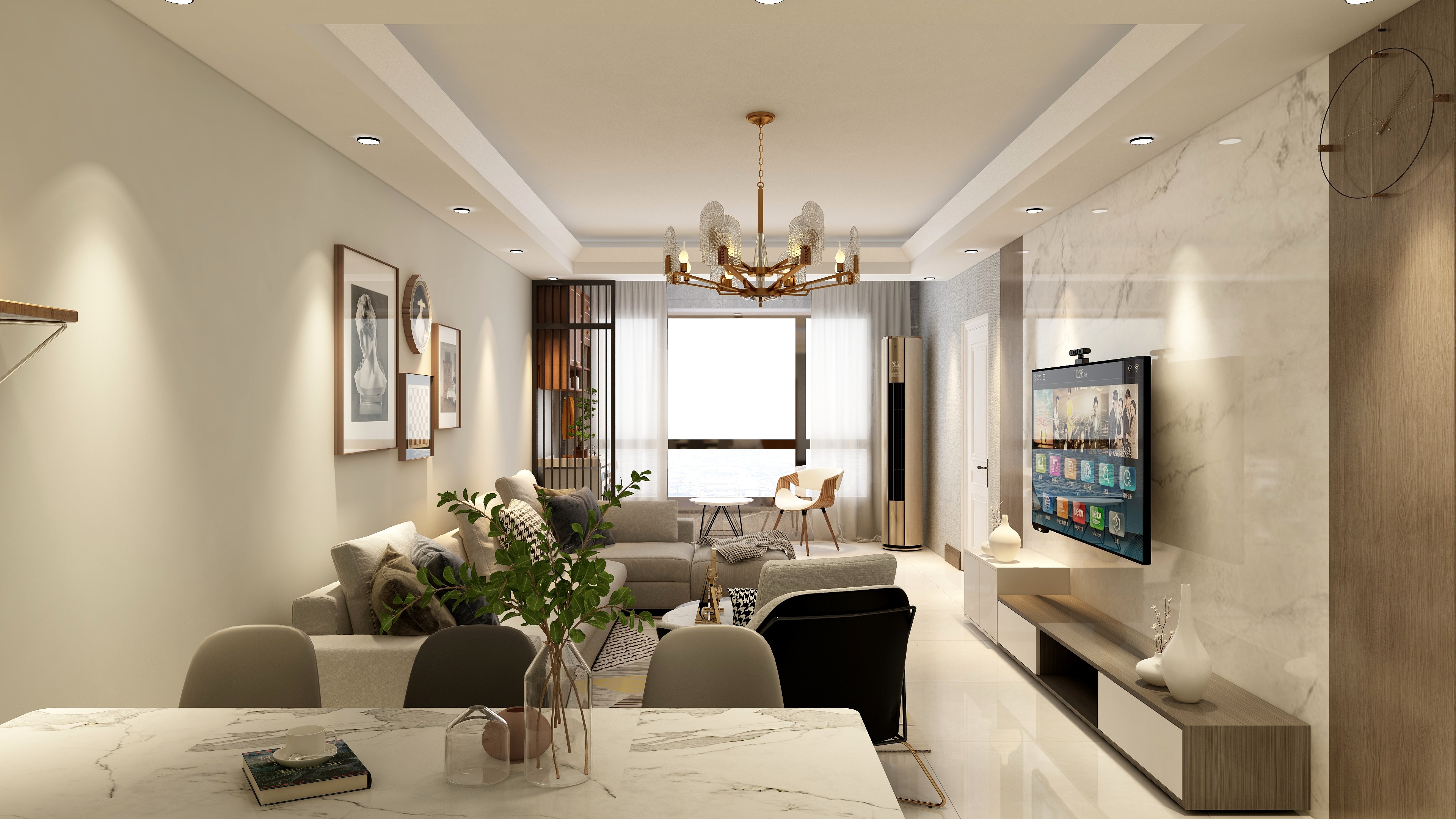 惠格帮装饰-龙泉山庄渲染-装修设计方案