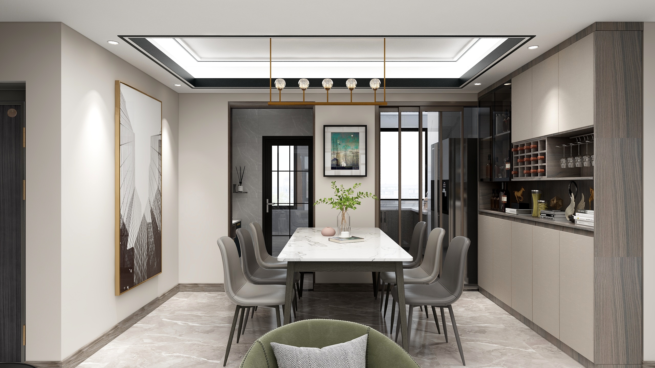 严Design-玉婧花园-装修设计方案