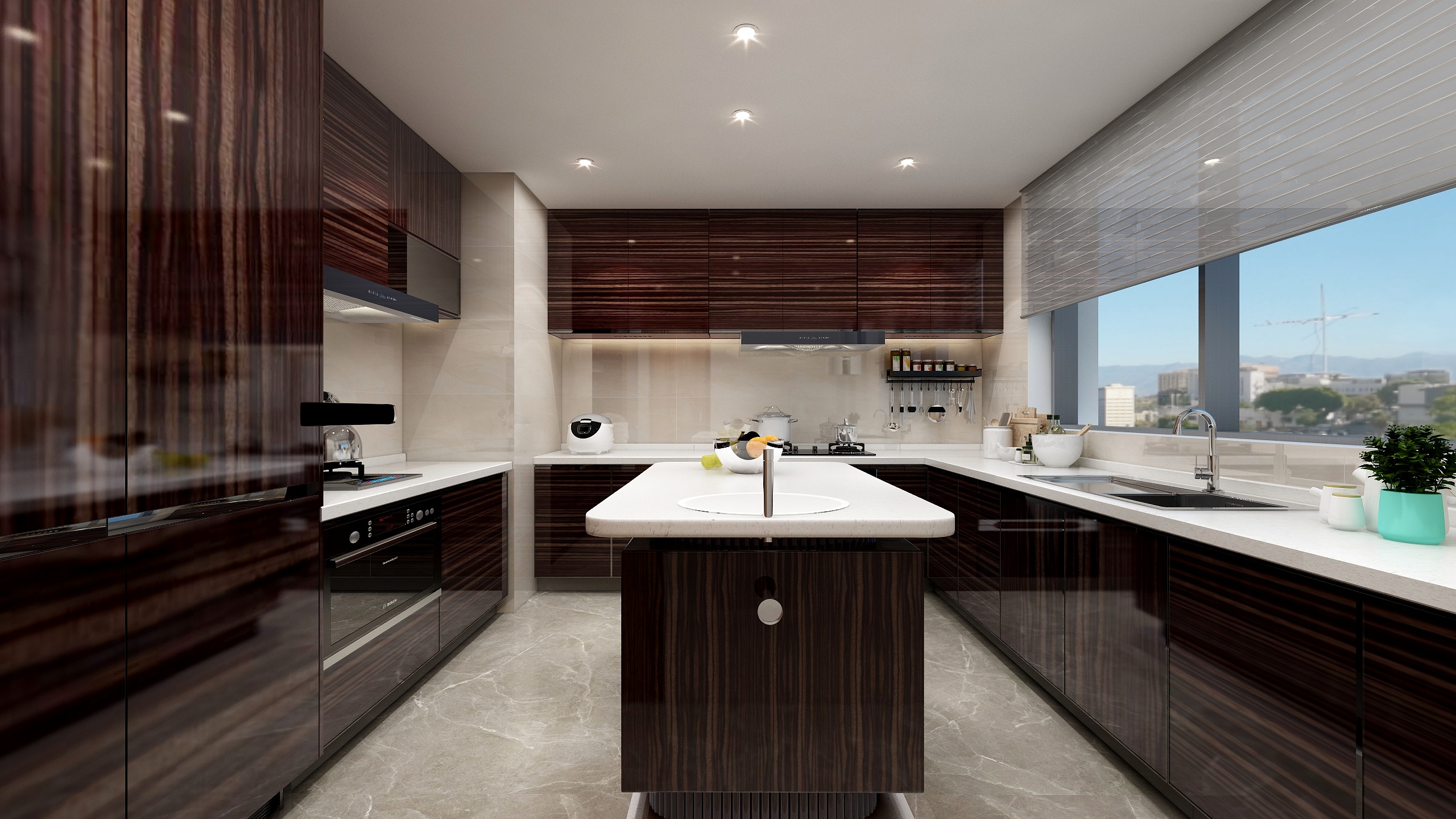 湛智华-新中式复式340平装修效果图