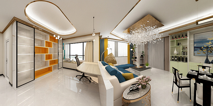 A设计---伊沫-阳光小溪公寓-装修设计方案