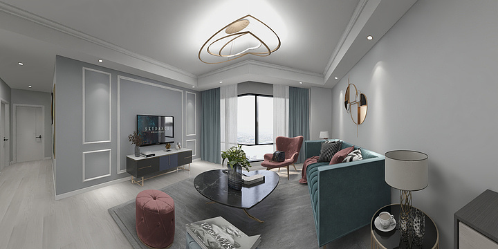 柒月丶菲-正黄6期D-装修设计方案