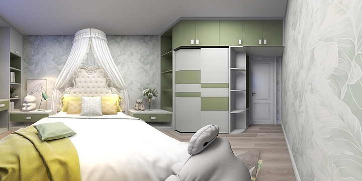 山东昌乐科凡全屋新奢定制-黄姗儿童房-装修设计方案