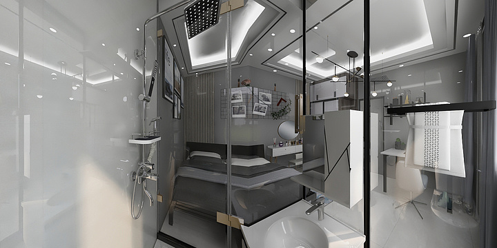 野声色工作室-现代简约房间装修风格-装修设计方案