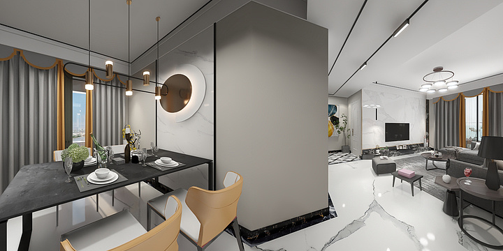 有狐-和智装设计-景湖时代城-2101-现代-装修设计方案