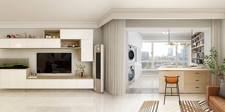 青岛亿盛铭嘉装饰-珊瑚湾72-装修设计方案