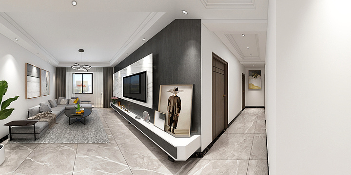 ElsaBoo设计-领秀城4-1-204-装修设计方案