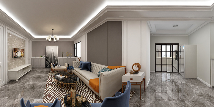 Simon设计-万象新海苑-装修设计方案