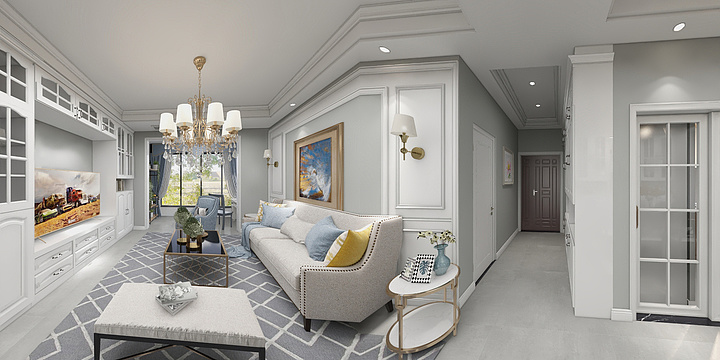 严明-碧湖公馆陈美女雅居-装修设计方案