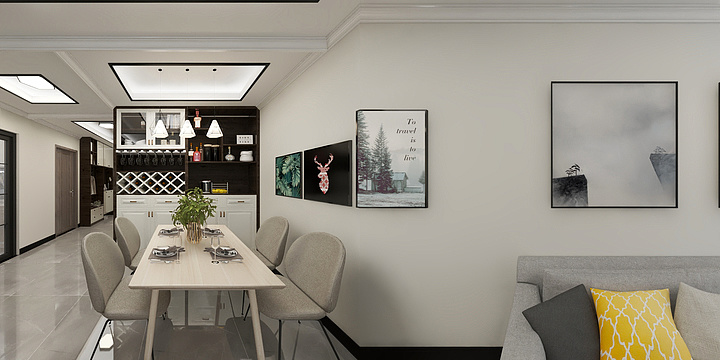 青衣设计张毅-荣光崴廉公馆4-1-21楼张先生雅居-装修设计方案