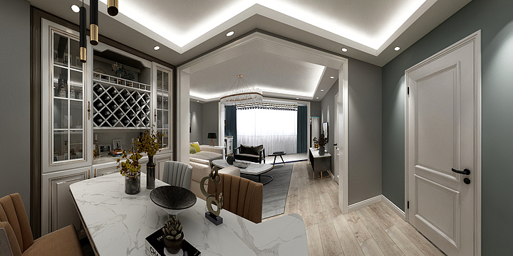 裕皎装饰-赵飞效果图-装修设计方案