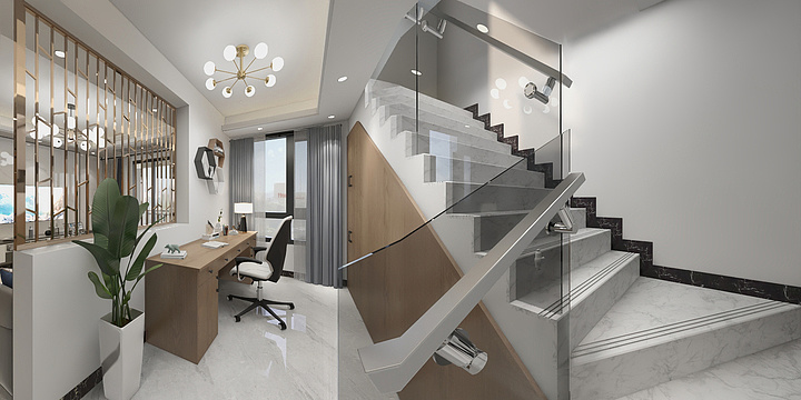 Qing林-诚德馨园4栋2801房-陈生雅居-装修设计方案