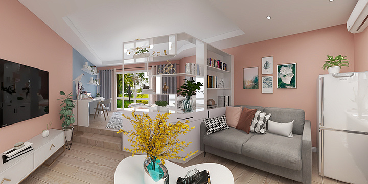 设计师赵莅-阳光100广场-装修设计方案