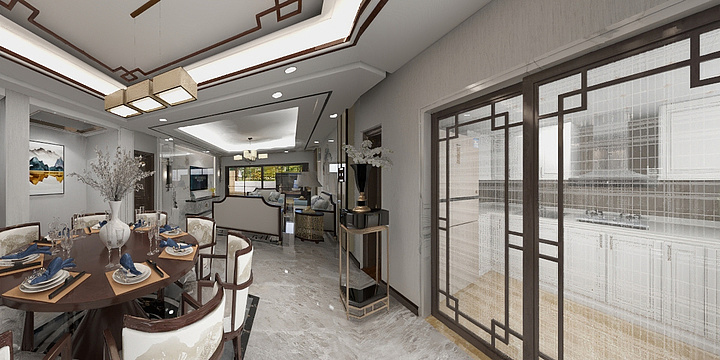 幸运花装饰-龙吟世家-装修设计方案