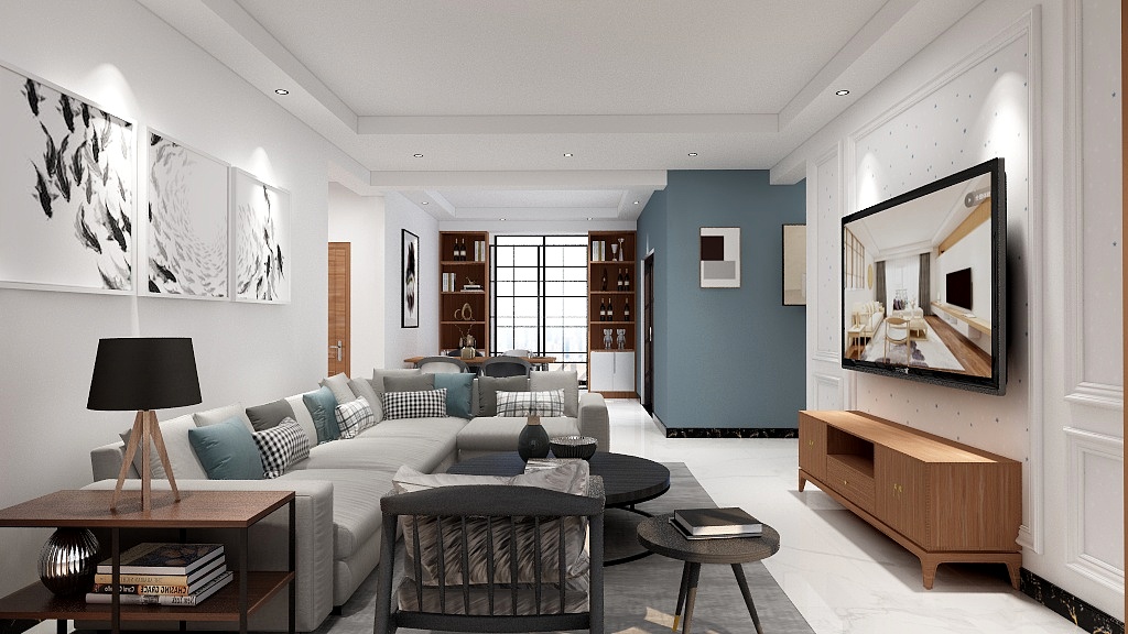 龙浩QMcw-剑河清江金府周姐2-1-301-装修设计方案