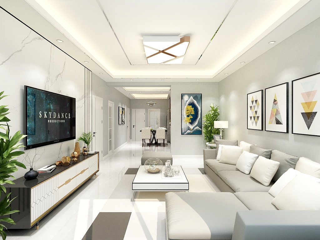 思蓝设计-常青104-装修设计方案