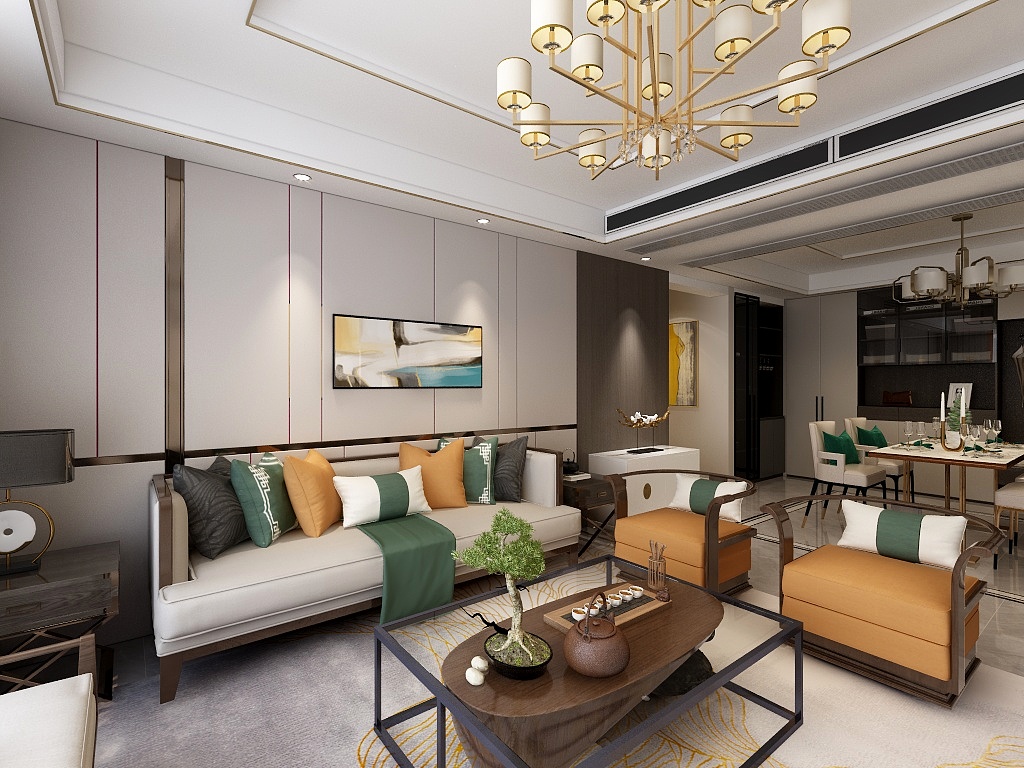 白茶靑郇-亚星云水居-装修设计方案