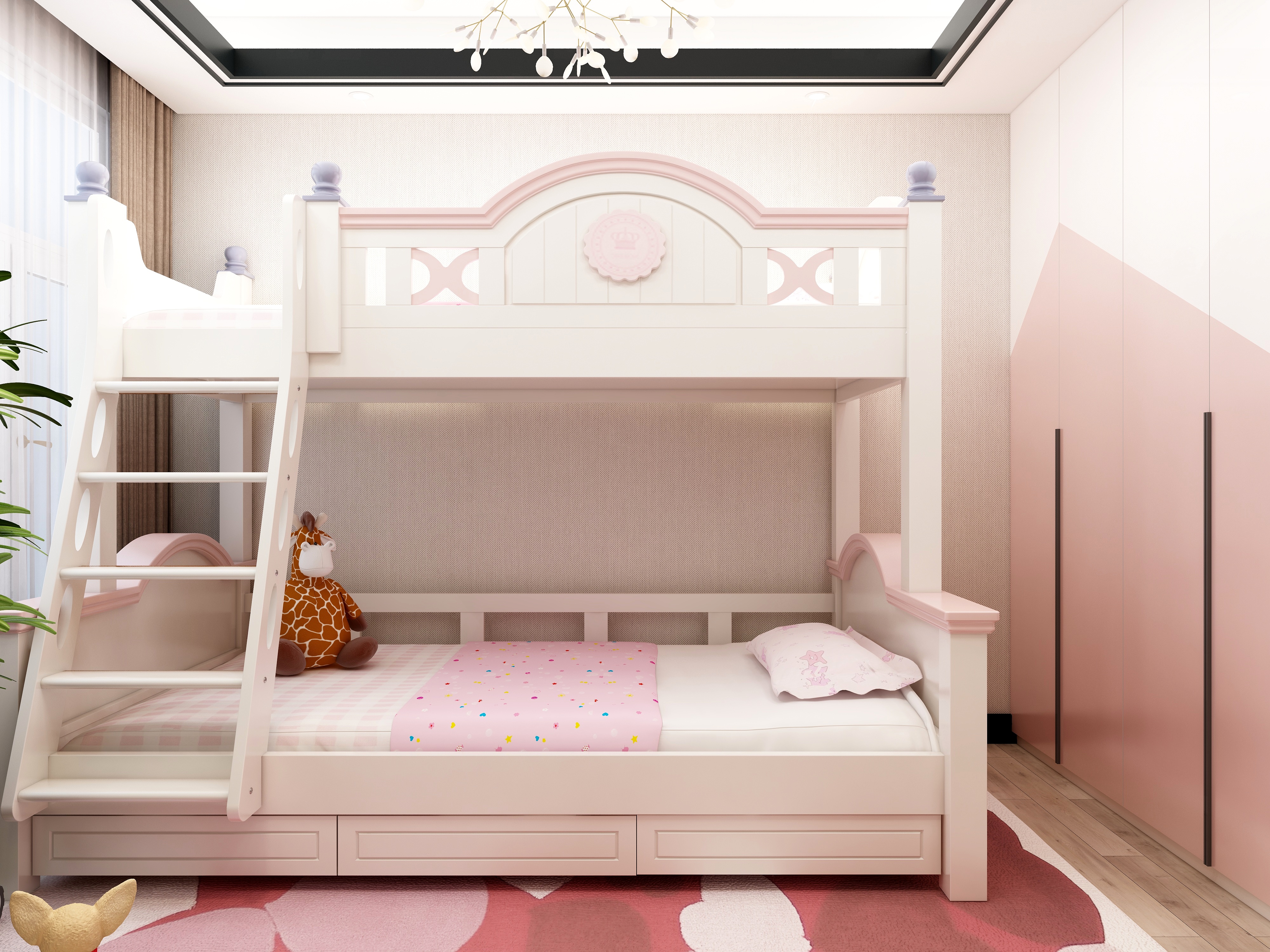 吴爽-117方新中式四居装修效果图