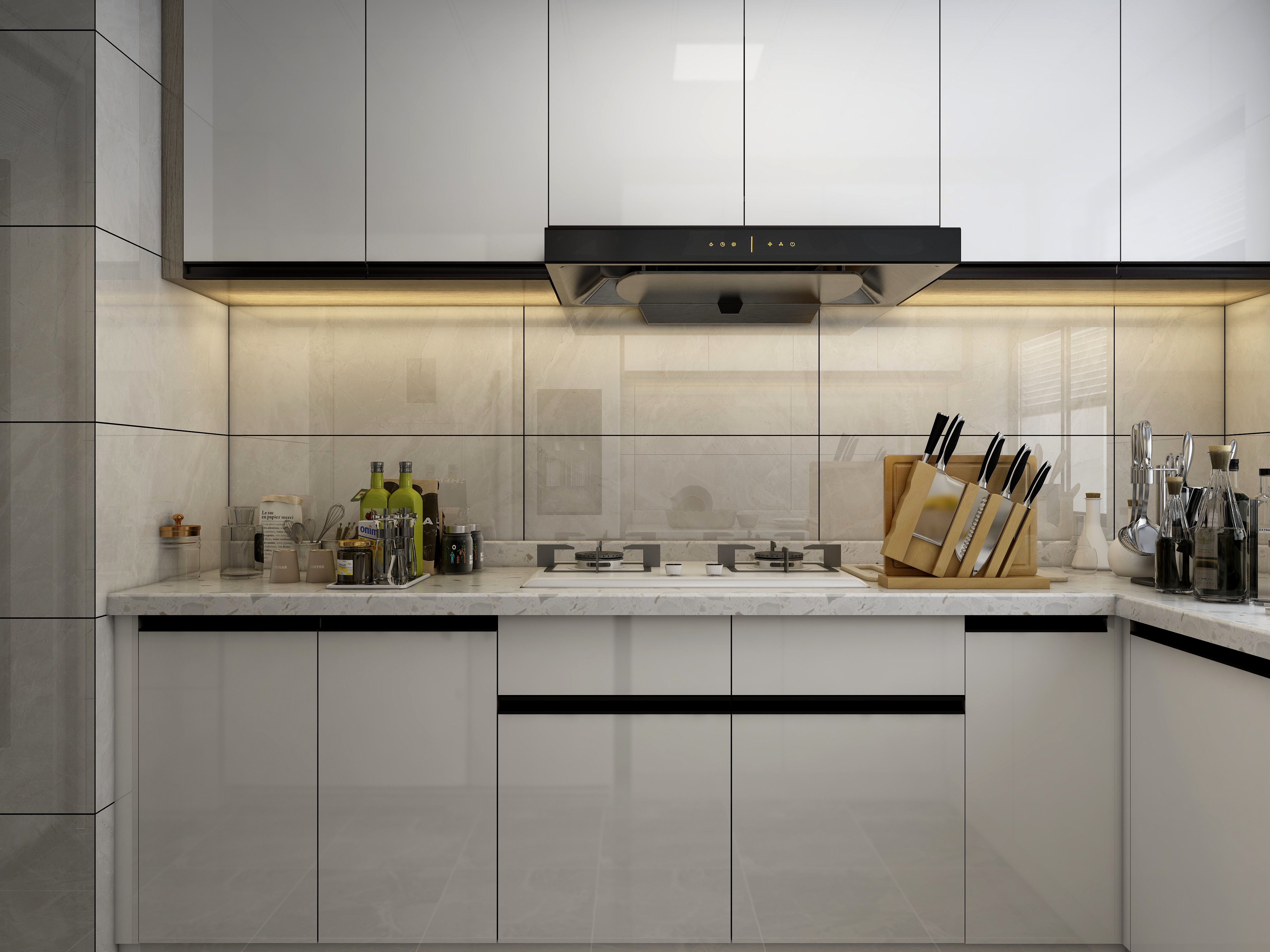 至简名设一马文浩-包豪斯灰奢朴墅装修效果图