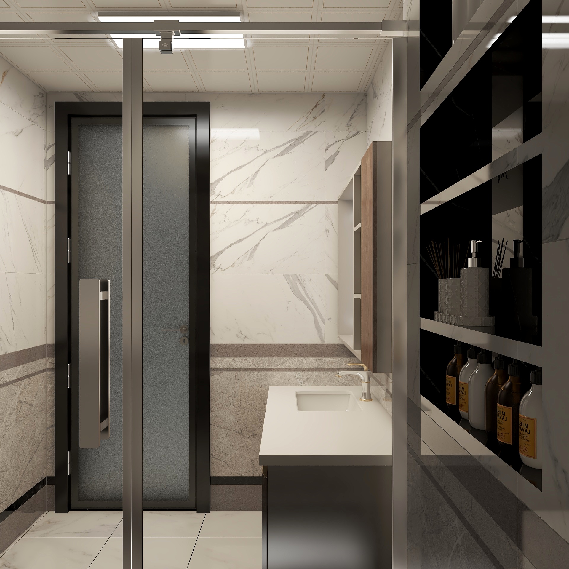 万千花蕊慈母悲哀-六口之家装修效果图