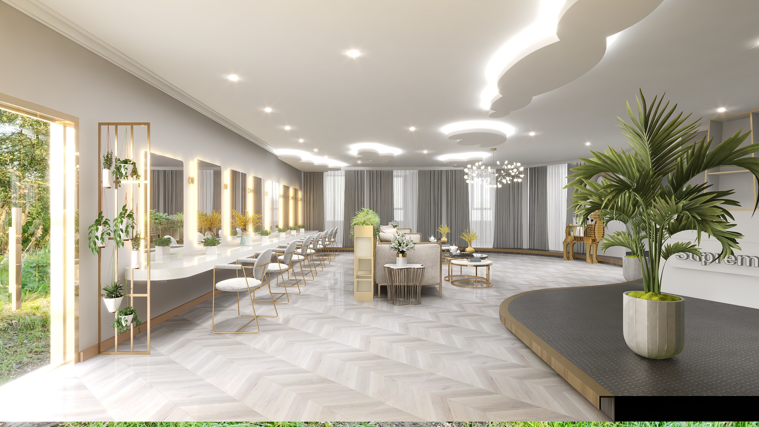 列禾-顺城东塔603潮牌造型-装修设计方案