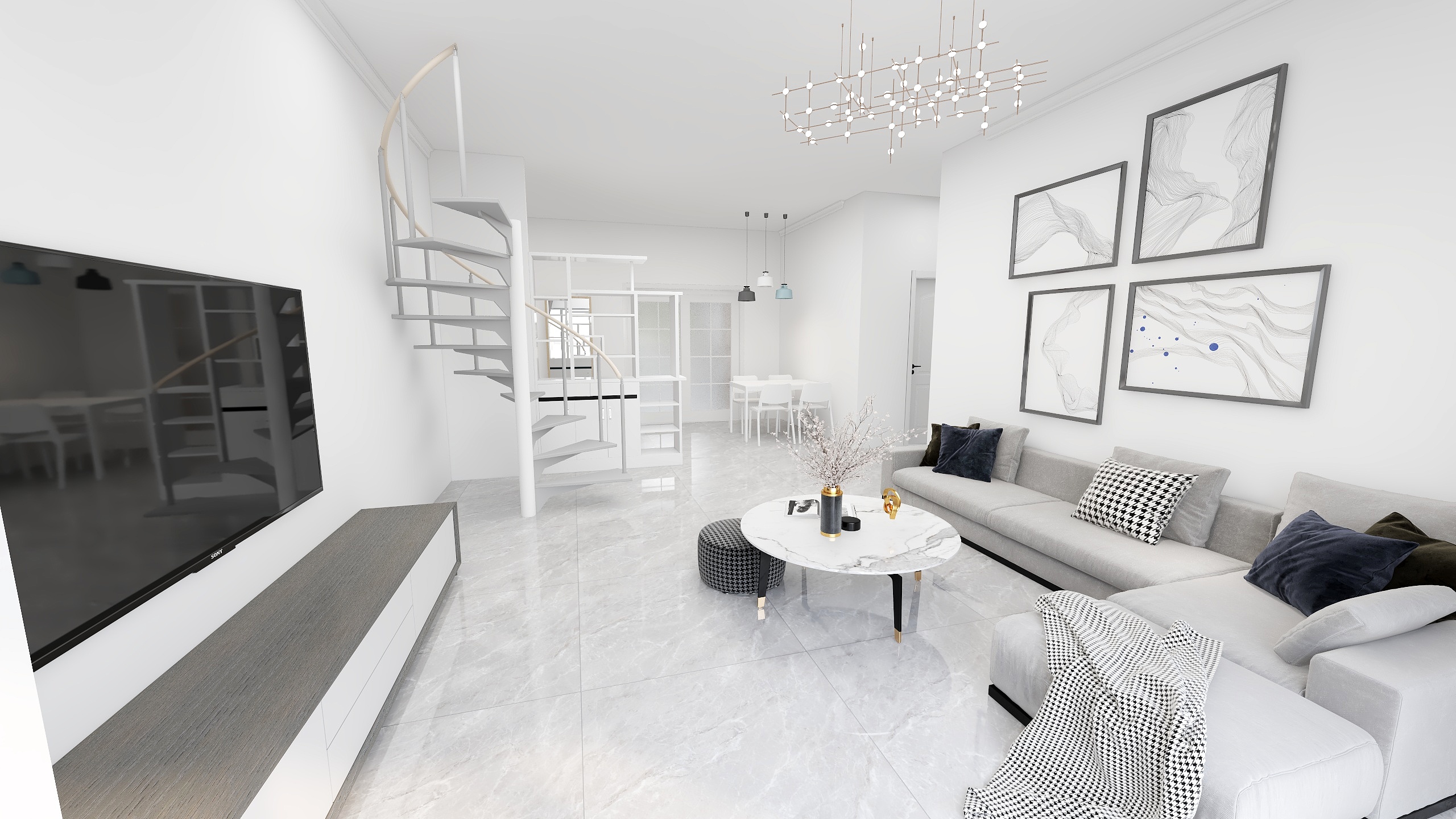 Xhy_1101-80平小户型性价比装修-装修设计方案