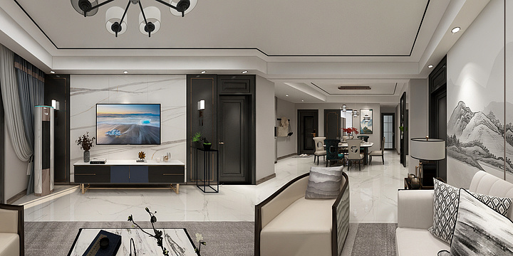 梅溪湖店天行健田小天-公园1号36栋403穆总-装修设计方案