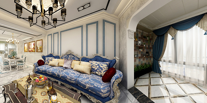 家装主案设计师弈非墨-澜岸公馆-装修设计方案