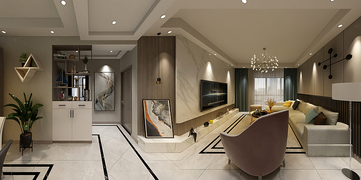 艺家宇航装饰设计工作室-宇航装饰盛世华城15-2-1402已确认-朱冬-装修设计方案