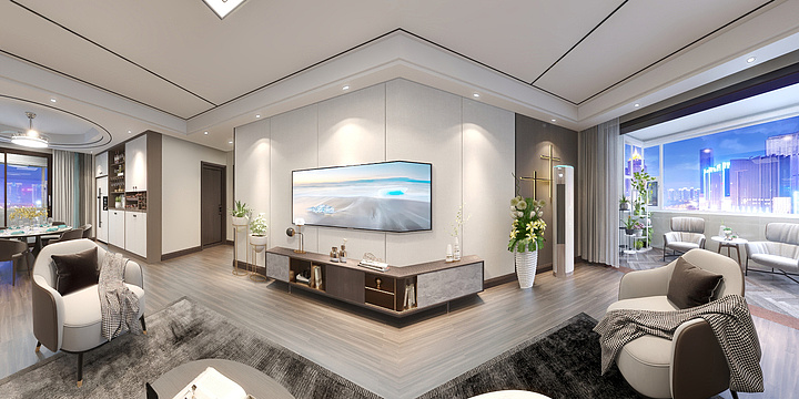 逸云设计-宝梁花园3-1-601-装修设计方案