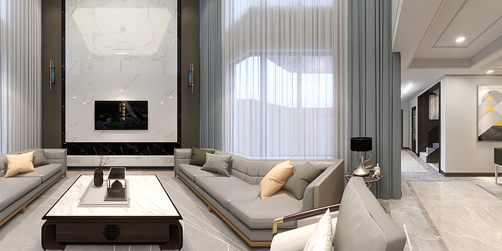 设计-韩工-润达美墅-装修设计方案