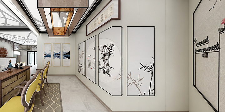 设计师阿贝-中式软装作业-装修设计方案