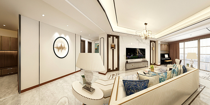 荣昇堂装饰-大通豪庭吊顶扩大-装修设计方案