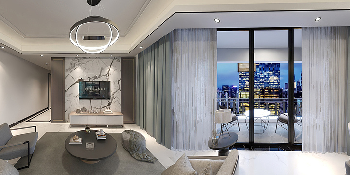 老哥稳的-长通熙园5-01户型-装修设计方案