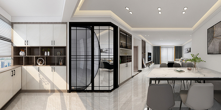 大元装饰设计中心-誉宁湾-无主灯-VR-装修设计方案