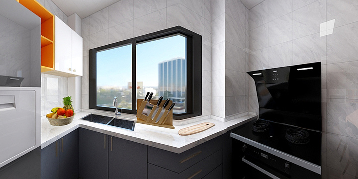 ForevertzmK-大美艺城厨房-装修设计方案